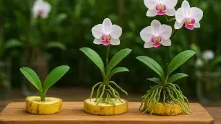 How to make orchids sprout and grow roots overnight! Super easy to do
