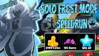 SOLO FROST MODE SPEEDRUN TRIUMPH | EASY GUIDE | TDS