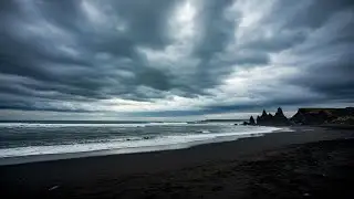 Ocean Night Comfort with Dark Screen Waves for Emotional Clarity and Deep Relaxation