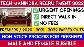 Tech Mahindra Interview for Freshers Tamil | Tech Mahindra Jobs for Freshers | Tech Mahindra Vacancy