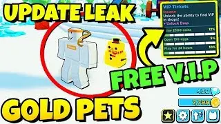 FREE VIP, GOLDEN PETS & *NEW* SECRETS ROBLOX PET SIMULATOR 2 UPDATE LEAKED!