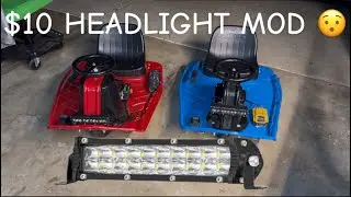 CRAZY CART AMAZON HEADLIGHT MOD‼️
