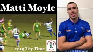 2019 Matti Moyle Try ~ Cairns Brothers v Mareeba Gladiators 20-7-19
