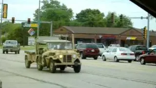 Reenactment of the original 1919 U S Army's transcontinental motor convoy 2