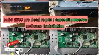 solid 2100 pro dead repair | autoroll pover vu software installation