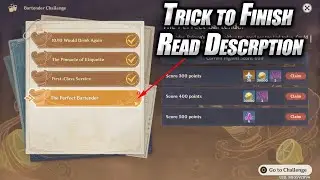 The Perfect Bartender is Easy read description | Bartender Challenge | Of drink a dreaming