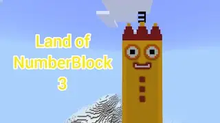 I Built Giant NumberBlock 3 in Minecraft