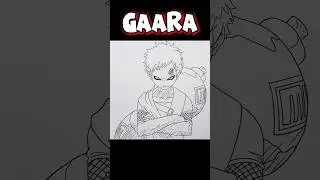 How To Draw Gaara From NARUTO #shortsvideo #drawing #art #gaara #animedrawing
