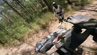 BMW F850 GSA Rallye, Fell in sand in Howes Valley