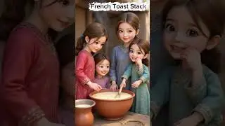 Giant French Toast Stack Cooking | Village Girls Comedy Cooking | #cooking