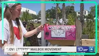 Dunedin native bringing back handwritten love note through her project 'Love Letters Mailbox'