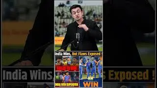 India Wins, But Flaws Exposed! 🏏#cricket #teamindia #t20worldcup #capcut #subhankarmishra#fyp#shorts