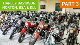 KOLEKSI RATUSAN MOTOR ANTIK HARLEY NORTON BSA DLL | MERPATI GALERI YOGYAKARTA | PART 3