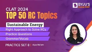 CLAT 2024 English RC | Reading Comprehension Questions | Passage 8 | CLAT English Preparation