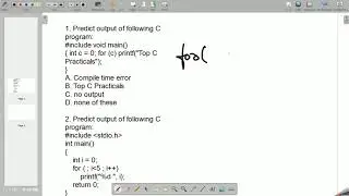 Predict the Output of c program  | Tricky C codes for Beginners | Technical Interviews | NET| GATE