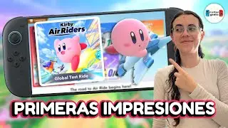 &iexcl;Probando KIRBY AIR RIDERS! Gameplay y primeras impresiones 💫