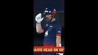 Travis Head becomes the 2nd Australian to score 5 straight T20 50s!!