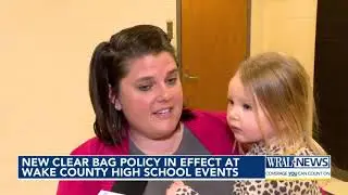 New clear bag policy in effect at Wake County High School events