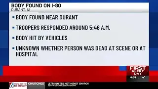 Troopers investigate death of pedestrian on I-80