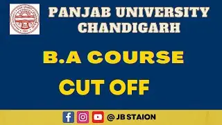 PU CHD B.A CUT OFF | PU CHANDIGARH B.A MERIT LIST | ba evening