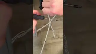 So binden Sie ein Metallkabel sicher