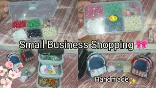 Small business shopping and Organizing Everything for it 🎀🫶✨️ | 9th grader 