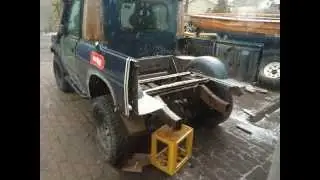 The Norwegian Bee rebuilt into bobtail pickup