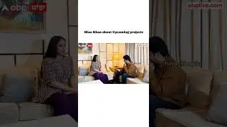 Hina Khan about Upcoming projects 😍&hearts;️Super excited back to back shooting 🎥👏🏻@realhinakhan