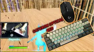Fastest Keyboard GK61 ASMR Chill🤩Gameplay Satisfying Keyboard Fortnite 240 FPS Smooth 4K