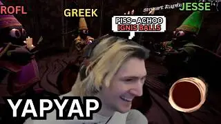 xQc speaks GIBBERISH to Jesse in YAPYAP