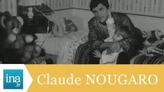 Claude Nougaro et sa fille Cécile en 1964 - Archive INA