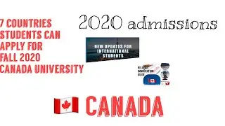 canada#international students#requirements#eligibility#admissions fall2020