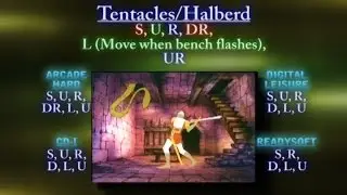 Dragon's Lair: 08A Tentacles/Halberd  (Video Game Walkthrough)