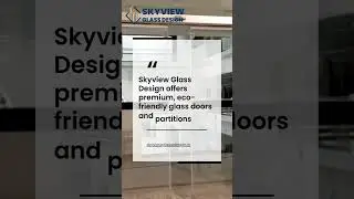Glass Door Manufacturers in Chennai - Skyview Glass Design