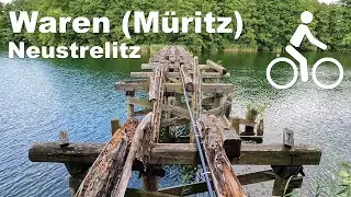 Radtour von Waren (M&uuml;ritz) nach Neustrelitz | M&uuml;ritz-Nationalpark | 4K