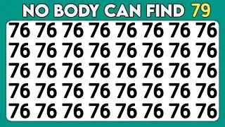 FIND THE ODD ONE OUT | NUMBER AND LETTER EDITION | ODDITY SPOTTING QUIZ &lrm;#1