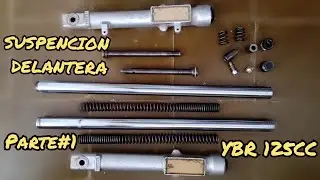 #Передняя подвеска #Yamaha #YBR 125 Разобранные детали подвески
