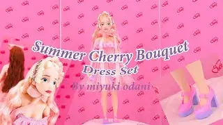 オダニさんのOF『Summer Cherry Bouquet』ドレスレビュー！！for be my Baby Cherry Doll - by Odani Miyuki