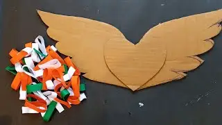  2 Independence Day Wall Hanging Craft // Tricolour Wall Decoration Ideas // Independence Day Craft 