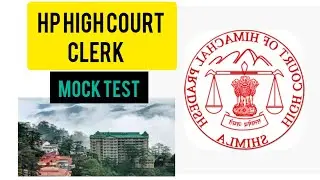 HP HIGH COURT CLERK MOCK TEST 1 #hphighcourt #hphighcourtclerk2025