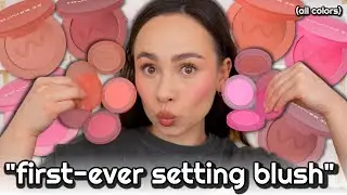 THE MOST BLURRING BLUSH EVER?! Tower 28 GetSet Blur + Set Matte Powder Blush 😳
