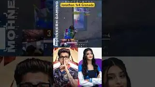 TEAM JONATHAN VS PAYAL GAMING😍JONATHAN 1v4 WITH GRENADE💣GRENADE OR WOTT😱#jonathan #payalgaming