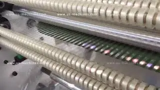 Small stationery tape film cutting making production machine video