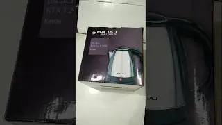 Bajaj KTX 1.2 Liter DLX Electric Kettle 1350W Kettle Auto Shut-Off Mechanism #electrickettle #bajaj