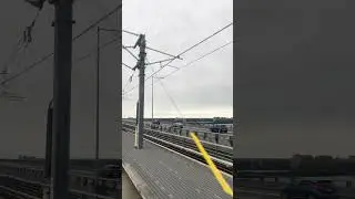 REM Montreal: High-Tech Steel on Tracks Over the Bridge