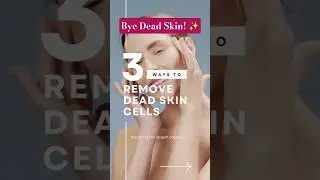 Remove Dead Skin Cells Naturally | DIY Scrub for Smooth & Glowing Skin ✨ #shorts