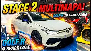 GOLF 8 R STAGE 2 - MULTIMAPA SPARK LOAD &iquest;CU&Aacute;NTA POTENCIA GANA?
