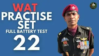 WAT #22||FULL BATTERY PSYCHOLOGY TEST||TARGET DEFENCE FORCES||BEST PLATFORM FOR SSB PREPARATION