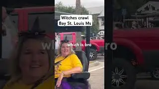 Bay St. Louis Ms annual witches crawl! So much fun #baystlouis #witches #downtown #saltlife