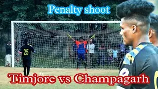 Timjore vs Champagarh Random Penalty shoot United sports club Jalda football tournament